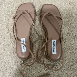 Steve Madden Tan Strappy Sandals